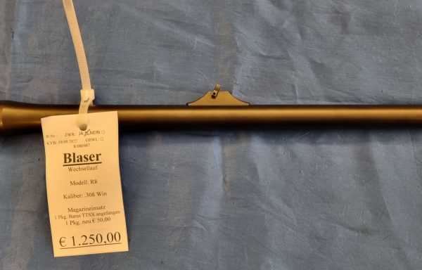 Blaser R8 Wechsellauf .308 Win Kurzlauf und Semiweight