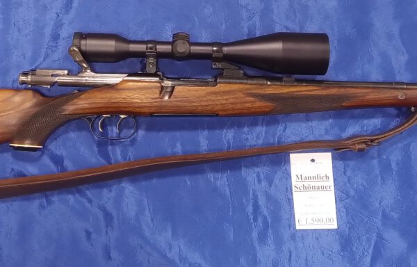 Mannlicher Schönauer 7×64 mit Kahles Helia 7×56 auf Schwenkmontage