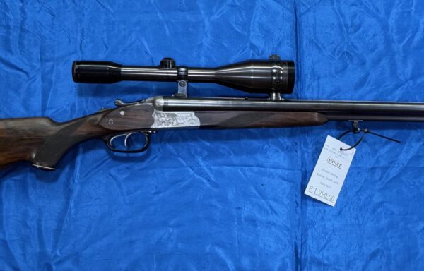 Sauer Drilling 7×65 R 16/70 Zeiss 8×52
